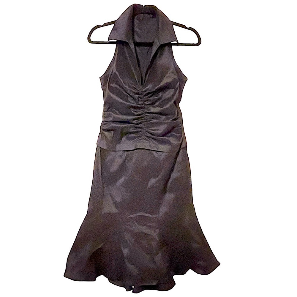 Tadashi Collection Vintage Black Cocktail Dress Fit & Flare Size 4